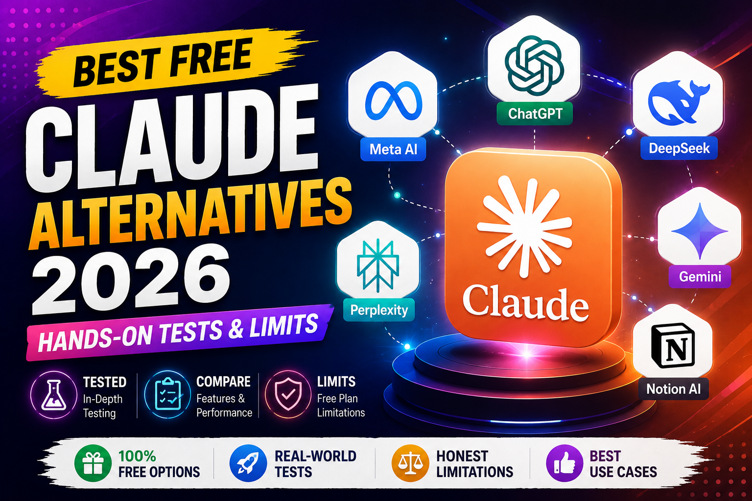 Best free Claude alternatives in 2026