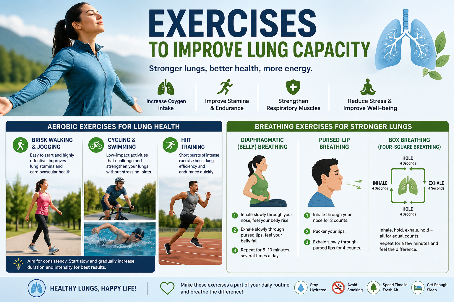 best exercises for lung health