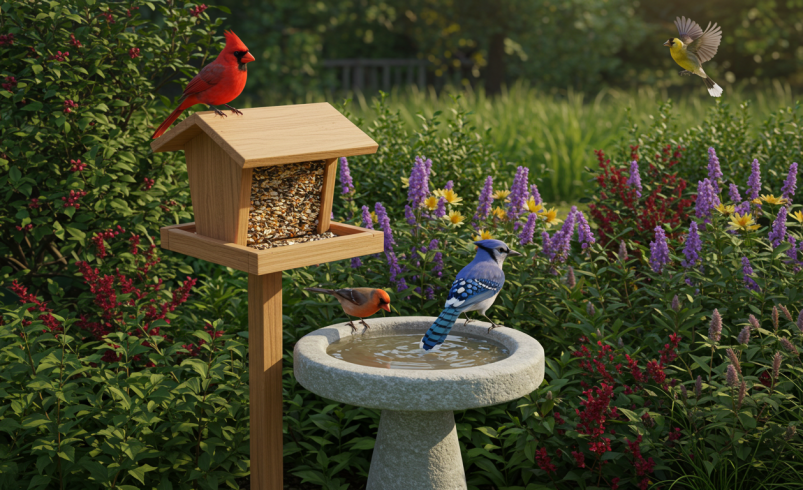 A Guide to Cultivating a Thriving Bird Sanctuary in Your Yard