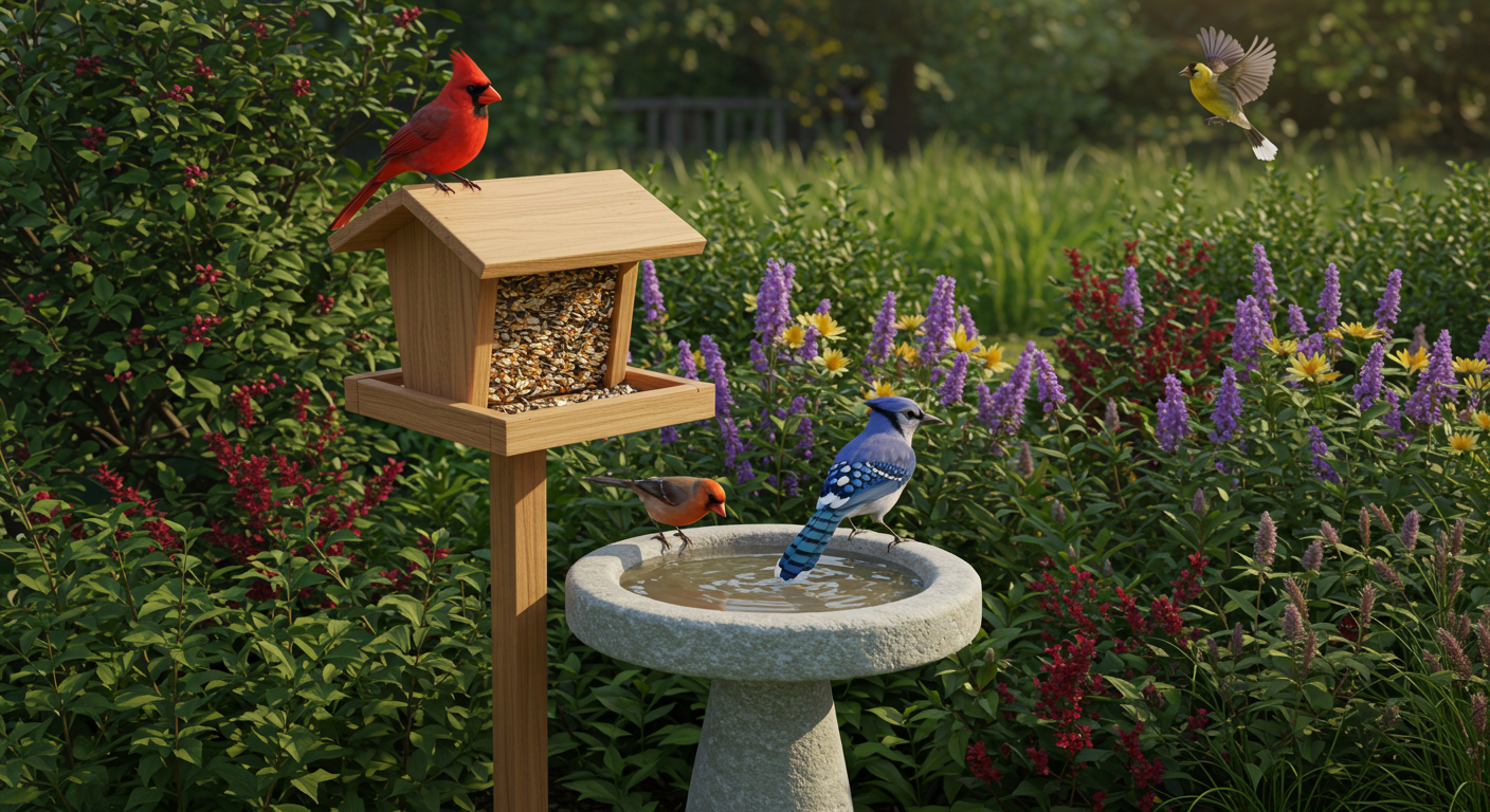A Guide to Cultivating a Thriving Bird Sanctuary in Your Yard