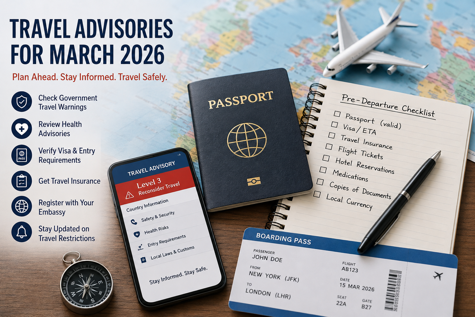 travel advisories march 2026