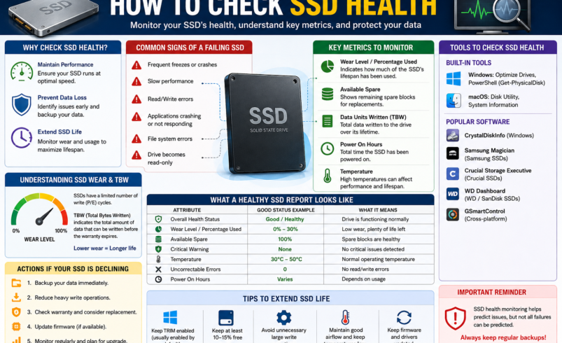 How to Check SSD Health: A Comprehensive Guide to Monitoring Your Drive