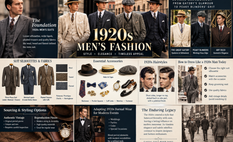 The Enduring Style: A Deep Dive into 1920s Men’s Fashion