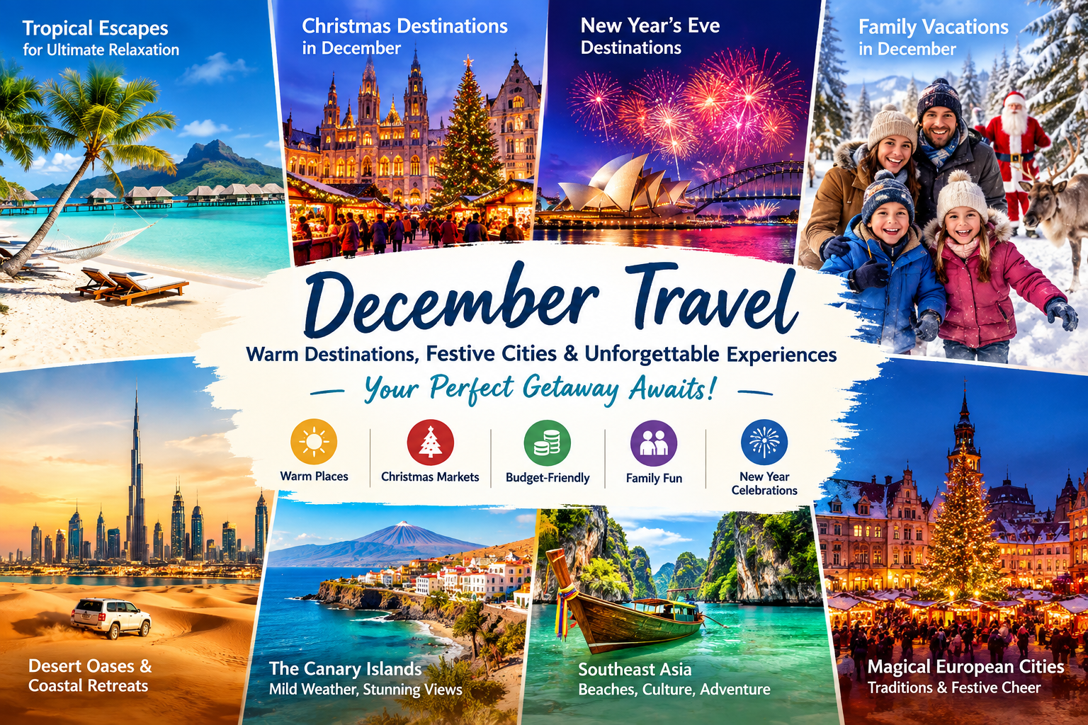 best places to travel in december