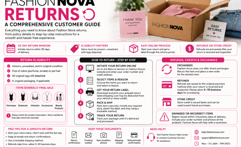 Navigating Fashion Nova Returns: A Comprehensive Customer Guide